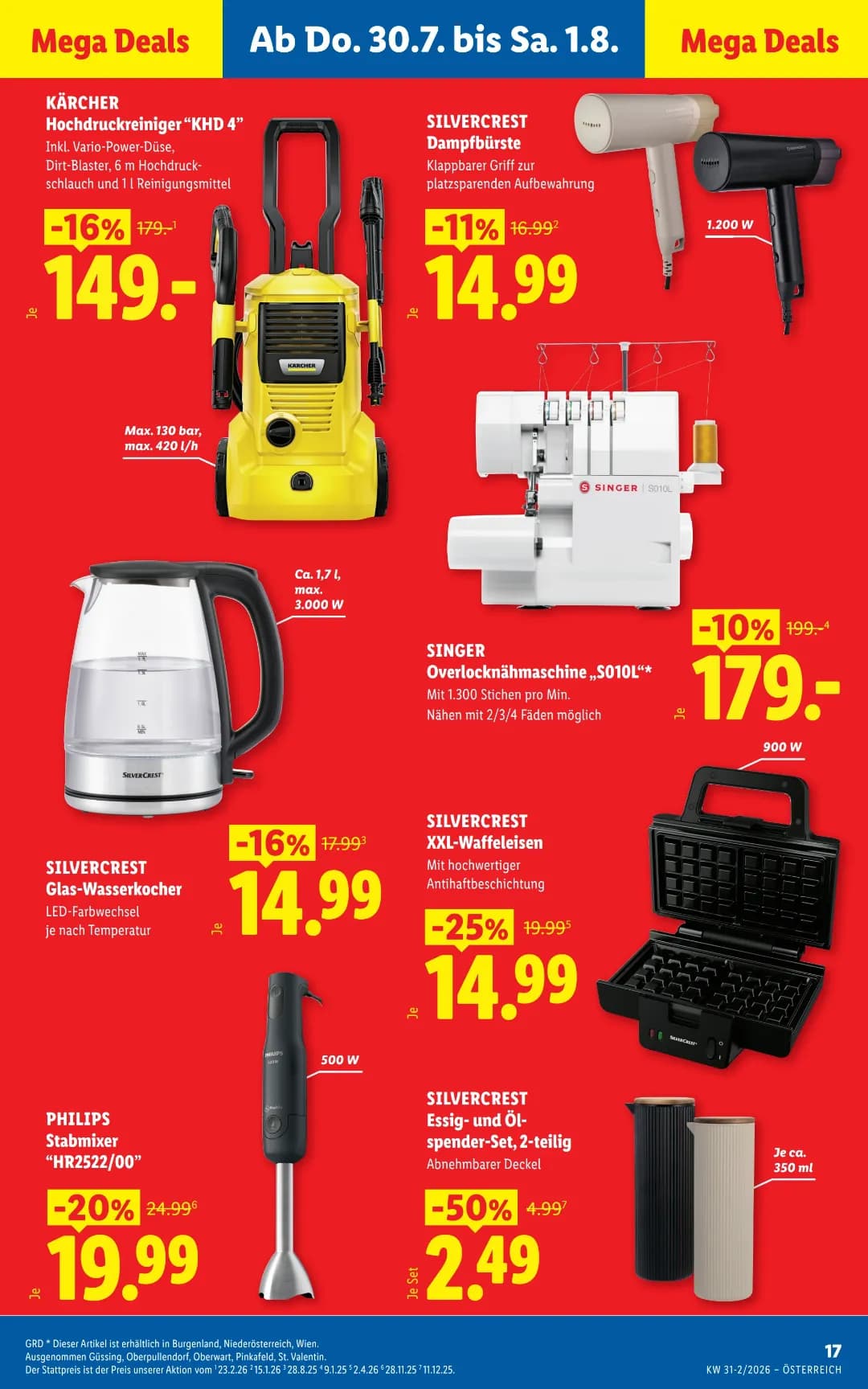 Seite 21 des Lidl Flugblatts – Wochenangebote ab 31.07.2026