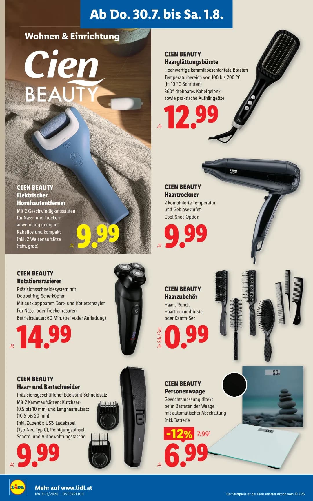 Seite 24 des Lidl Flugblatts – Wochenangebote ab 31.07.2026