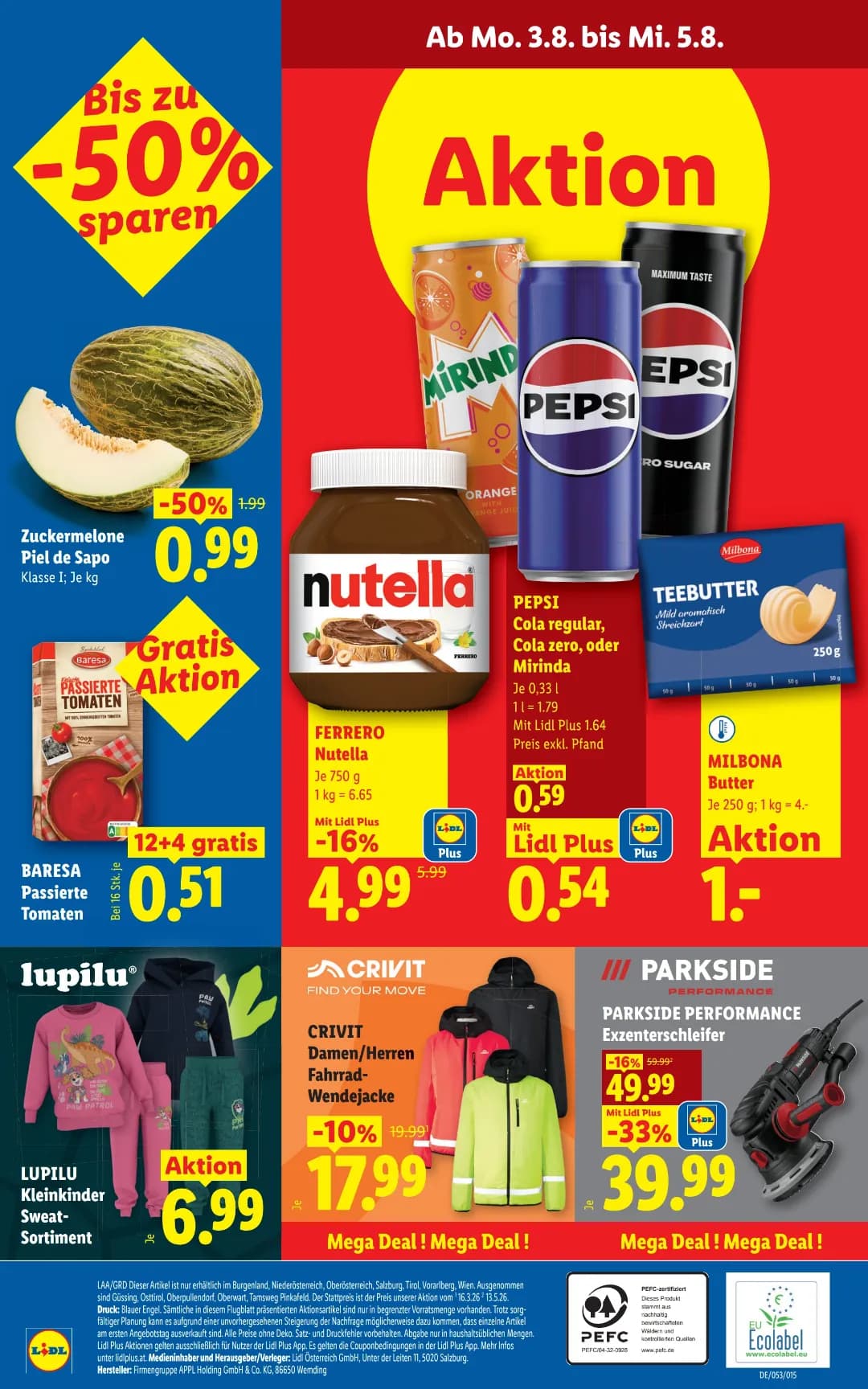 Seite 29 des Lidl Flugblatts – Wochenangebote ab 31.07.2026