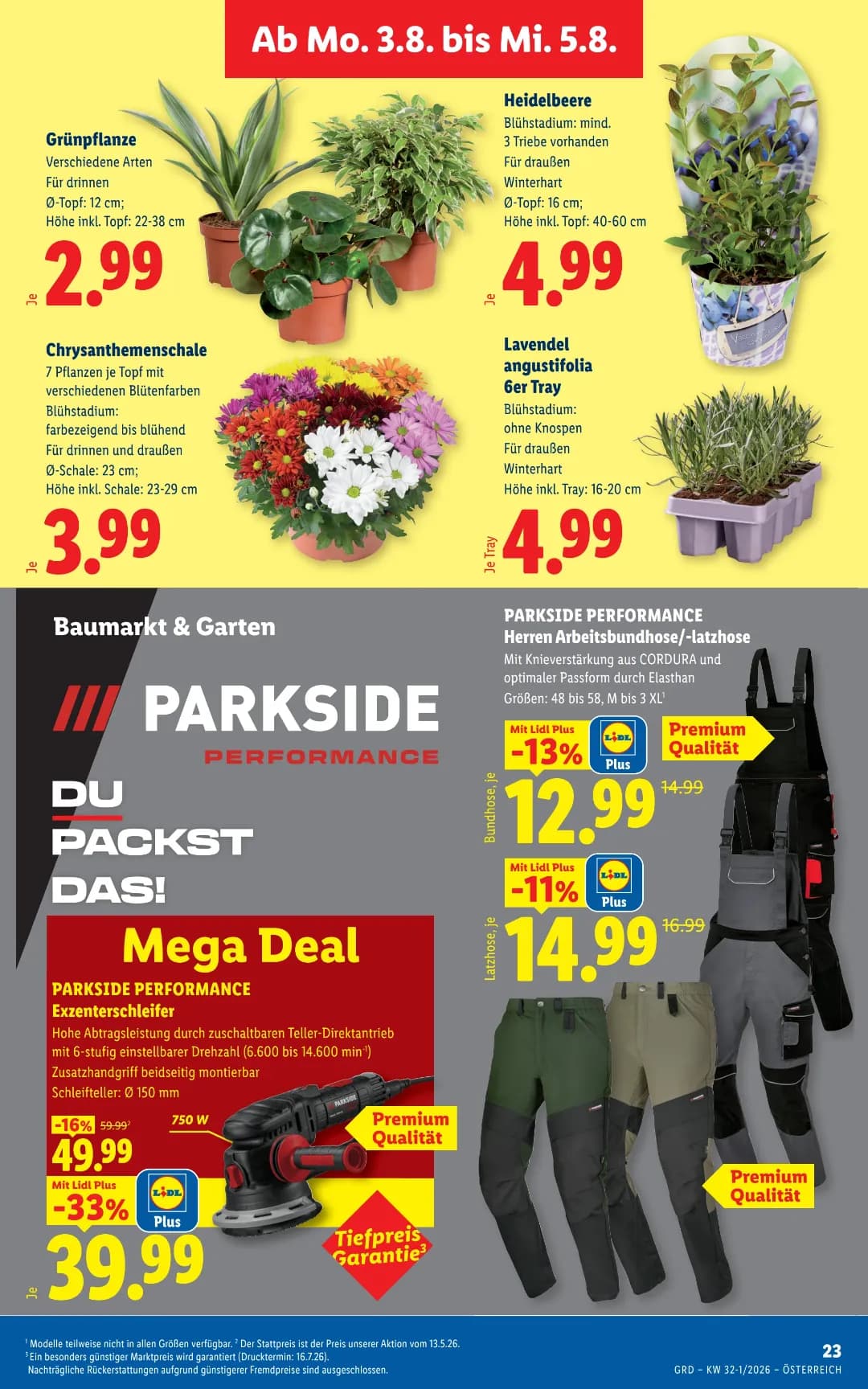Seite 30 des Lidl Flugblatts – Wochenangebote ab 31.07.2026