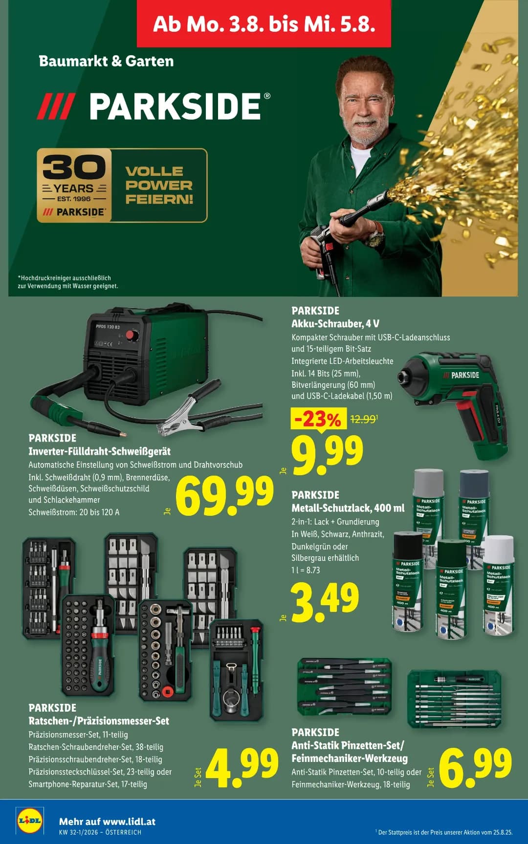 Seite 31 des Lidl Flugblatts – Wochenangebote ab 31.07.2026