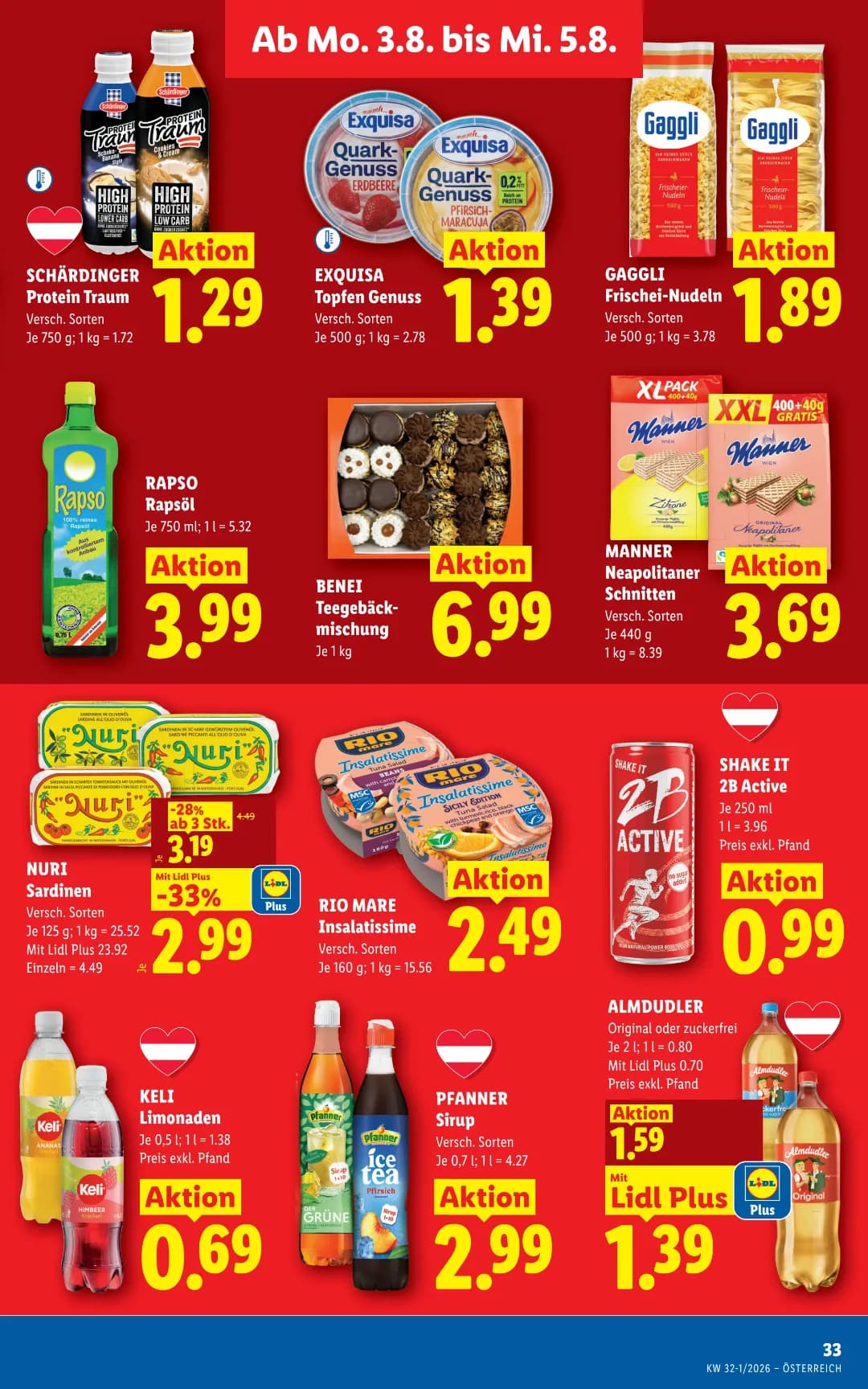 Seite 42 des Lidl Flugblatts – Wochenangebote ab 31.07.2026