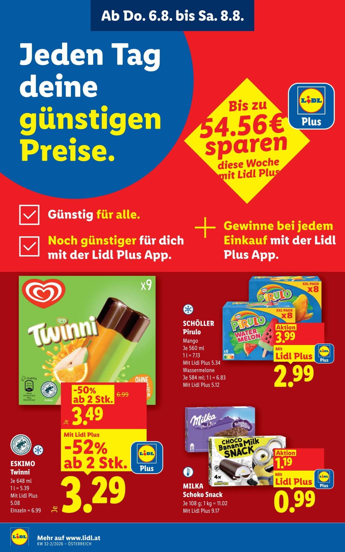 Seite 2 des Lidl Flugblatts – Aktuelle Angebote ab 23.08.2026.