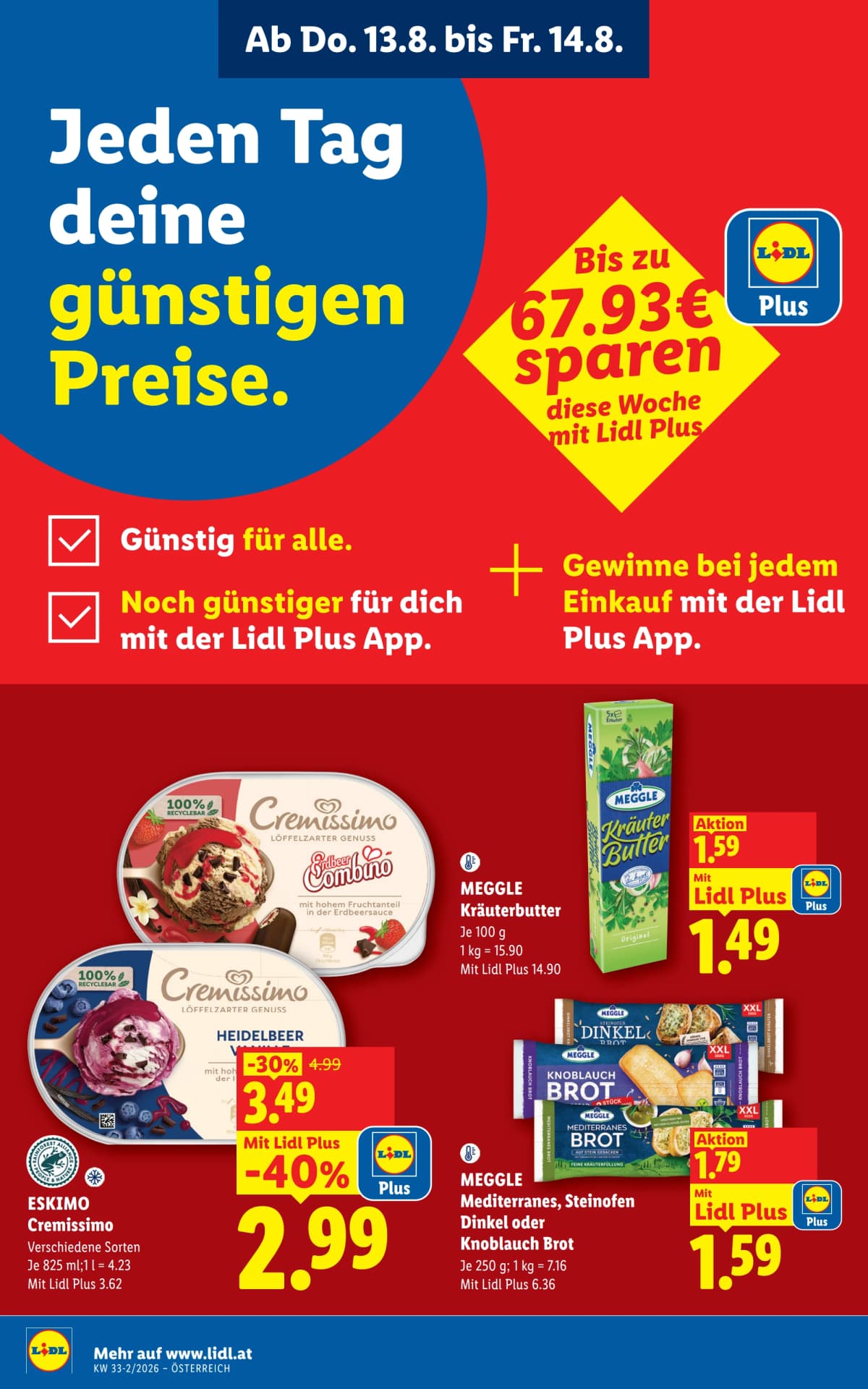 Seite 2 des Lidl Flugblatts – Aktuelle Angebote ab 23.08.2026.