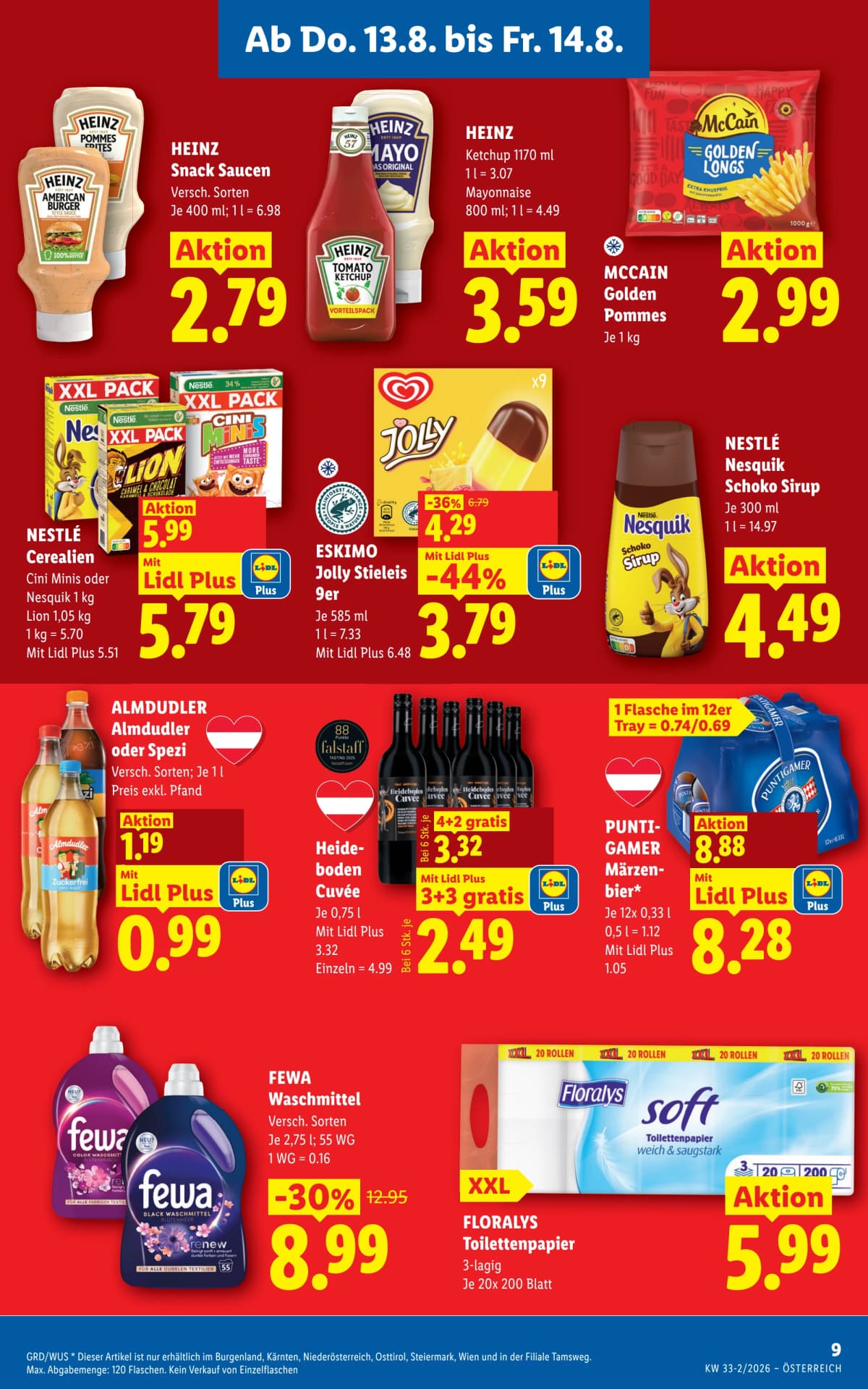 Seite 11 des Lidl Flugblatts – Aktuelle Angebote ab 23.08.2026.