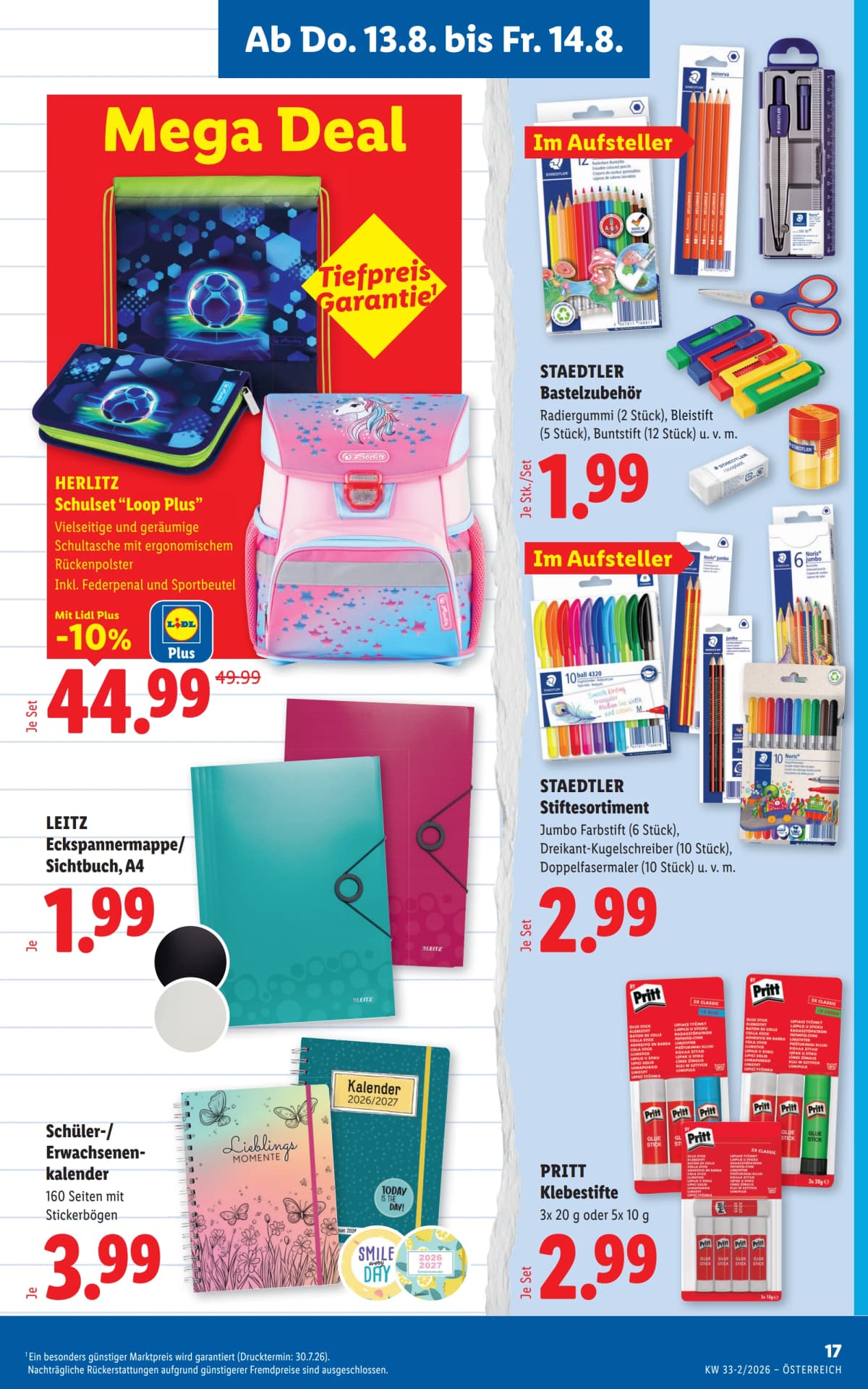 Seite 21 des Lidl Flugblatts – Aktuelle Angebote ab 23.08.2026.