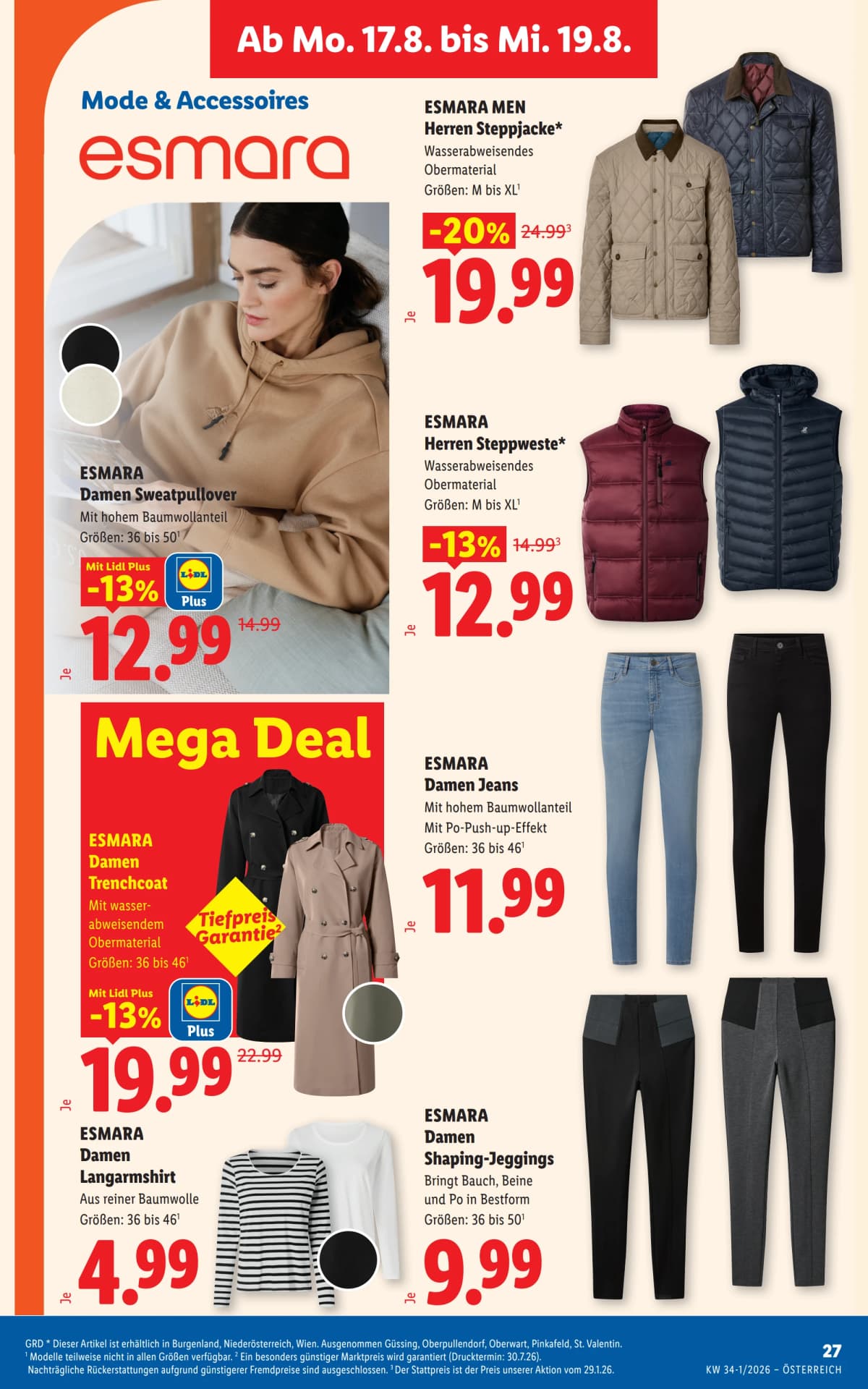 Seite 34 des Lidl Flugblatts – Aktuelle Angebote ab 23.08.2026.