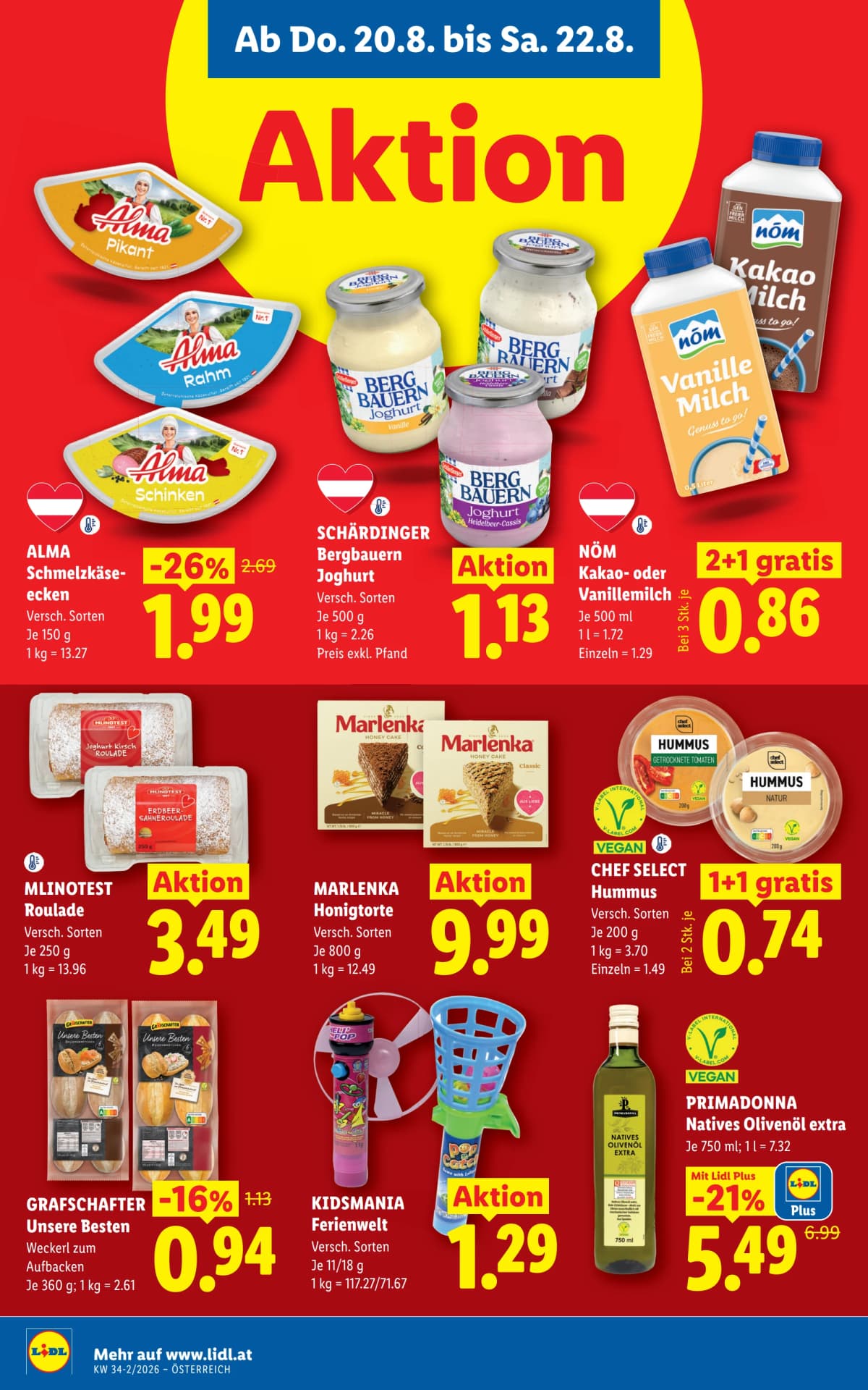 Seite 10 des Lidl Flugblatts – Aktuelle Angebote ab 23.08.2026.