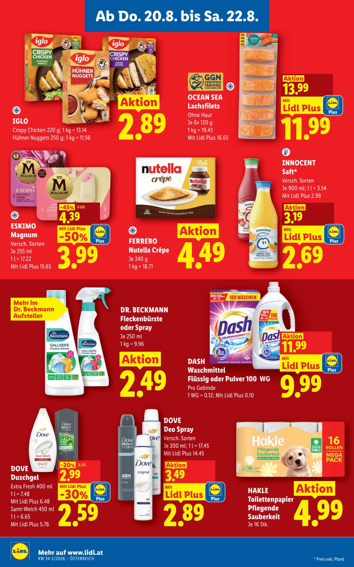 Seite 12 des Lidl Flugblatts – Aktuelle Angebote ab 23.08.2026.