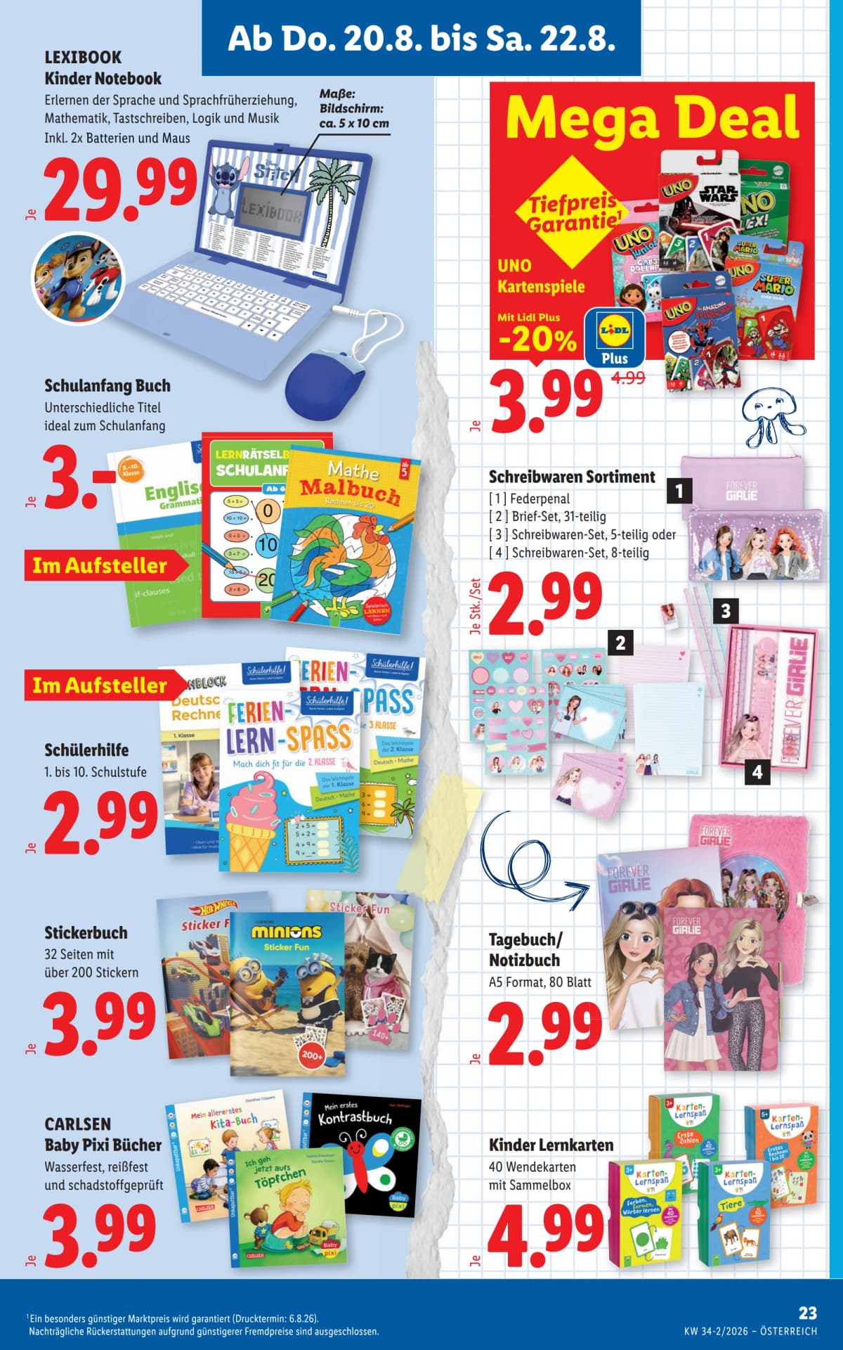Seite 27 des Lidl Flugblatts – Aktuelle Angebote ab 23.08.2026.