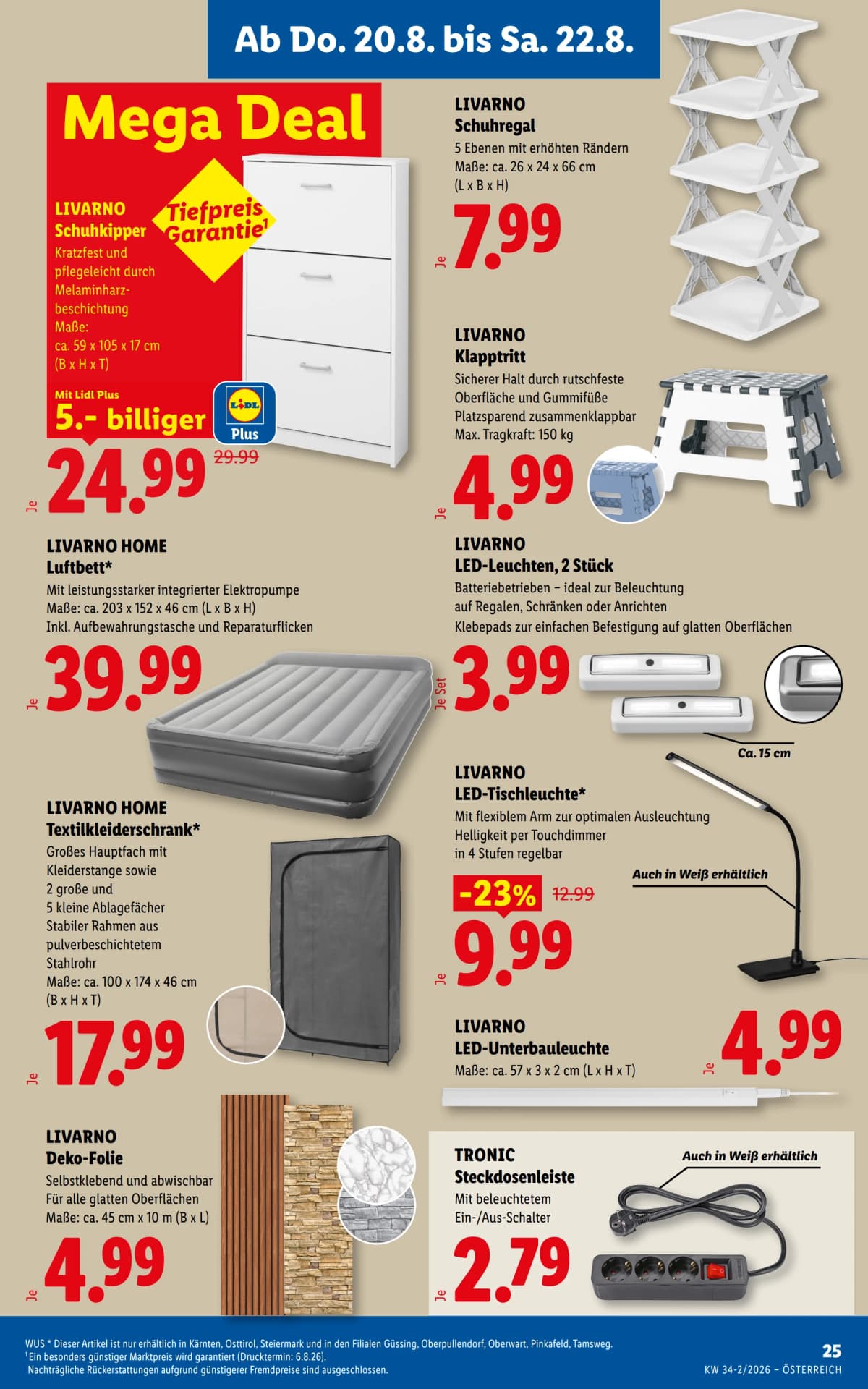Seite 29 des Lidl Flugblatts – Aktuelle Angebote ab 23.08.2026.