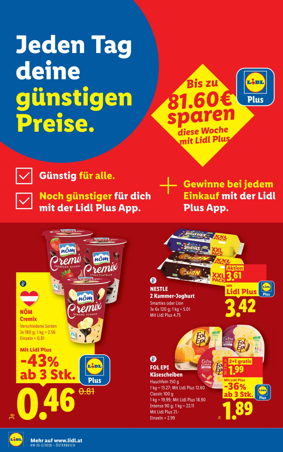Seite 2 des Lidl Flugblatts – Aktuelle angebote