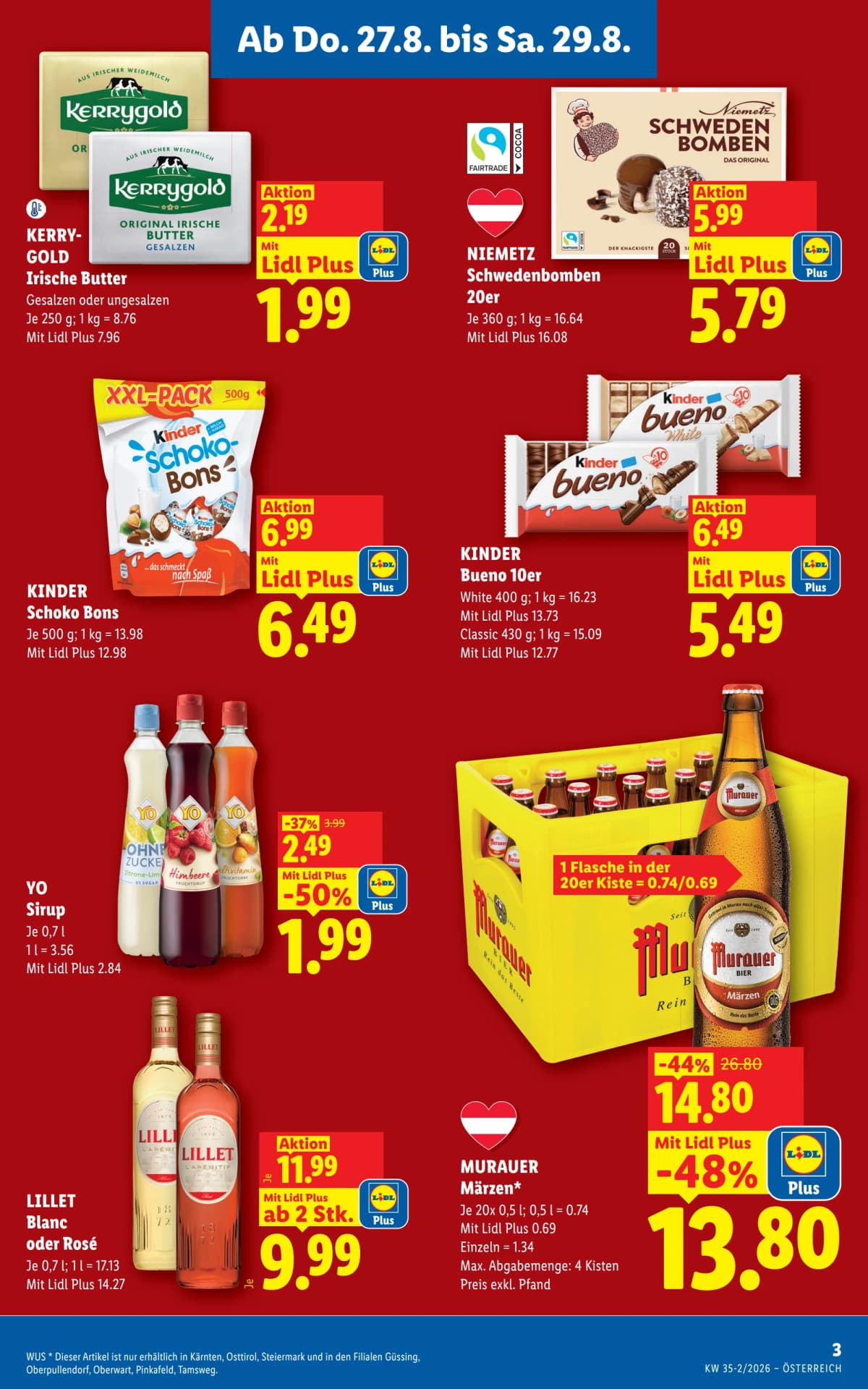 Seite 3 des Lidl Flugblatts – Aktuelle angebote