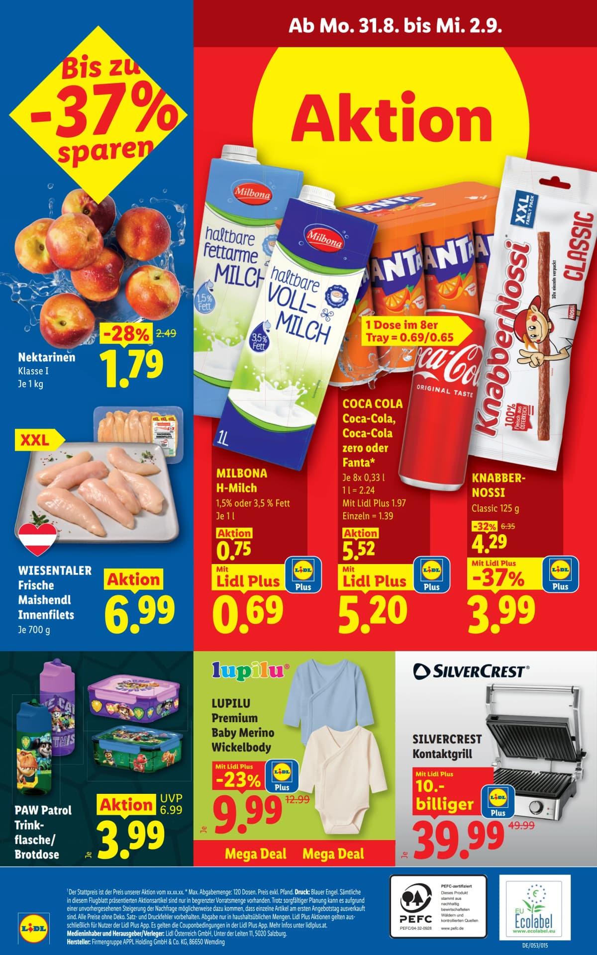 Seite 29 des Lidl Flugblatts – Aktuelle angebote