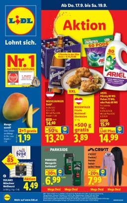 Seite 1 des Lidl Prospekts Aktuelle Angebote