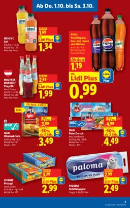 Seite 9 des Lidl Prospekts Aktuelle Angebote
