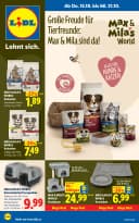 Titelblatt des Lidl Prospekts Max & Mila