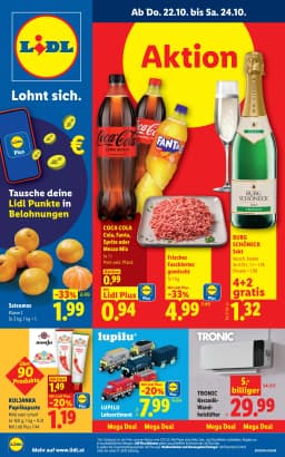 Seite 1 des Lidl Prospekts Aktuelle Angebote