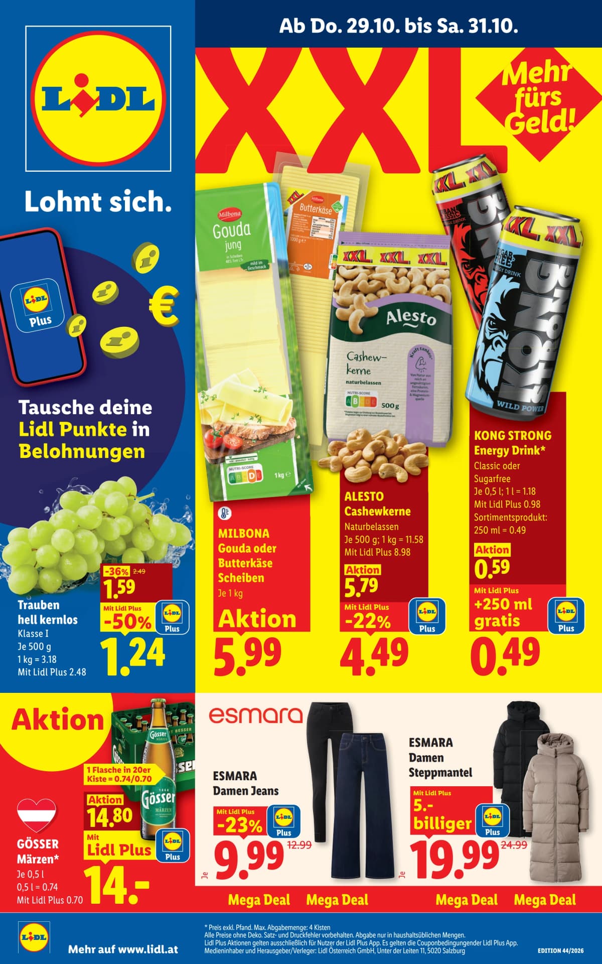 Titelblatt des Lidl Prospekts Aktuelle Angebote