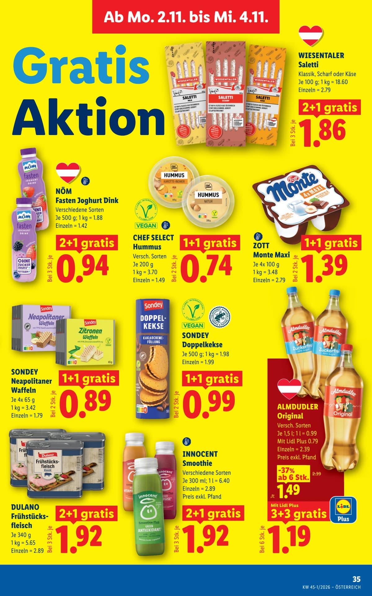 Seite 44 des Lidl Flugblatts – Aktuelle Angebote