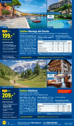 Seite 6 des Lidl Reisen Prospekts Reisen