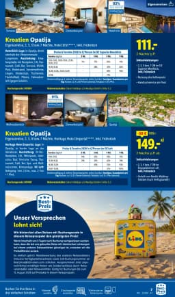 Seite 7 des Lidl Reisen Prospekts Reisen