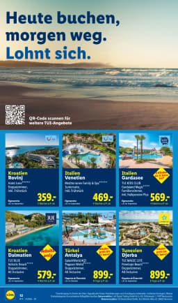 Seite 12 des Lidl Reisen Prospekts Reisen