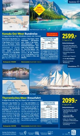 Seite 21 des Lidl Reisen Prospekts Reisen