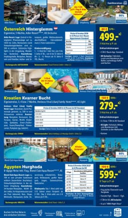 Seite 3 des Lidl Reisen Prospekts August Reise-Highlights