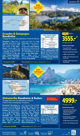 Seite 17 des Lidl Reisen Prospekts August Reise-Highlights