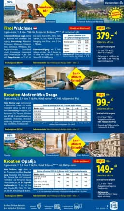Seite 5 des Lidl Reisen Prospekts August-September Reise-Highlights
