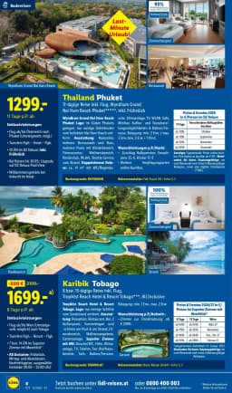 Seite 8 des Lidl Reisen Prospekts August-September Reise-Highlights