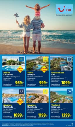 Seite 11 des Lidl Reisen Prospekts August-September Reise-Highlights