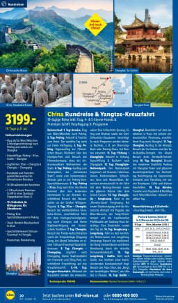 Seite 20 des Lidl Reisen Prospekts August-September Reise-Highlights