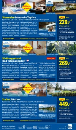 Seite 5 des Lidl Reisen Prospekts September Reise-Highlights