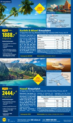 Seite 12 des Lidl Reisen Prospekts September Reise-Highlights