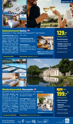 Seite 3 des Lidl Reisen Prospekts September-Oktober Reise-Highlights