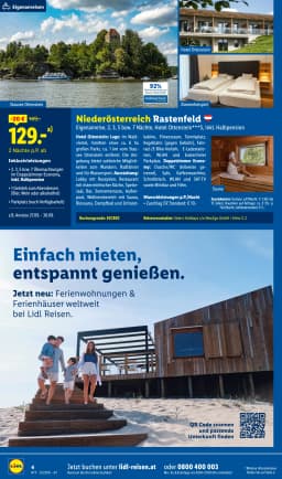 Seite 4 des Lidl Reisen Prospekts September-Oktober Reise-Highlights