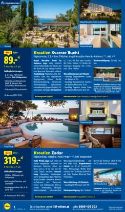Seite 6 des Lidl Reisen Prospekts September-Oktober Reise-Highlights