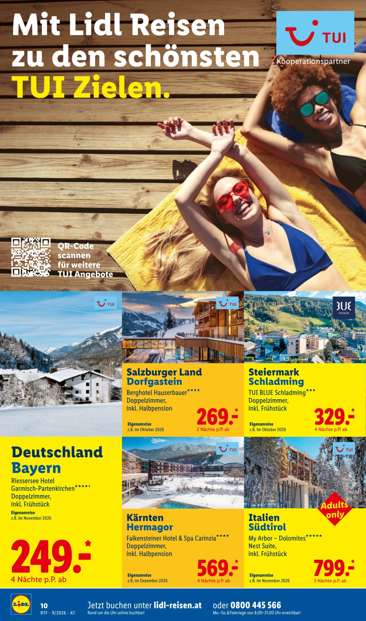 Seite 10 des Lidl Reisen Flugblatts – September-Oktober Reise-Highlights
