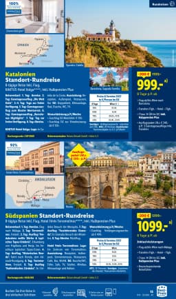 Seite 15 des Lidl Reisen Prospekts September-Oktober Reise-Highlights