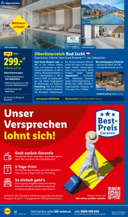 Seite 24 des Lidl Reisen Prospekts September-Oktober Reise-Highlights