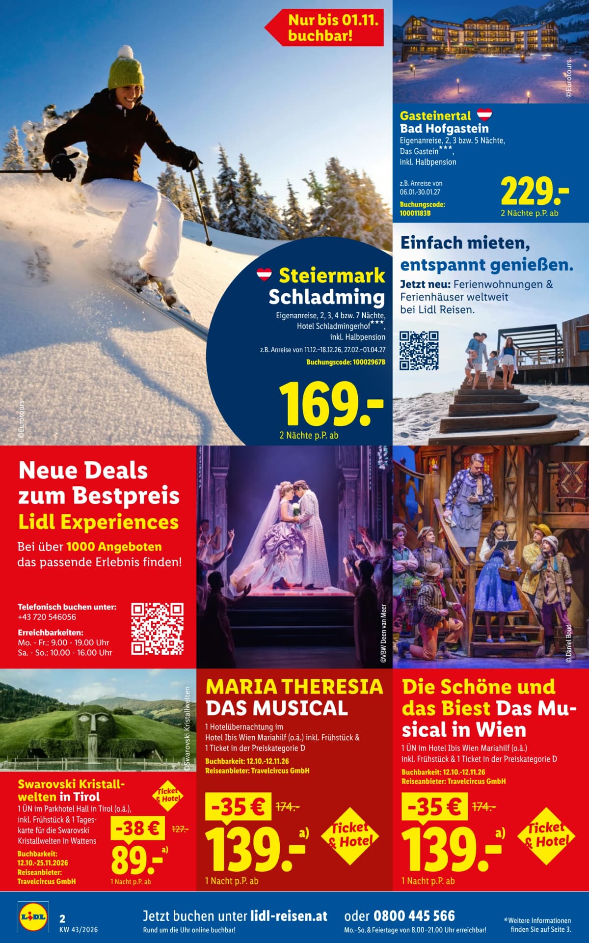 Seite 2 des Lidl Reisen Flugblatts – Sommer Verlängern
