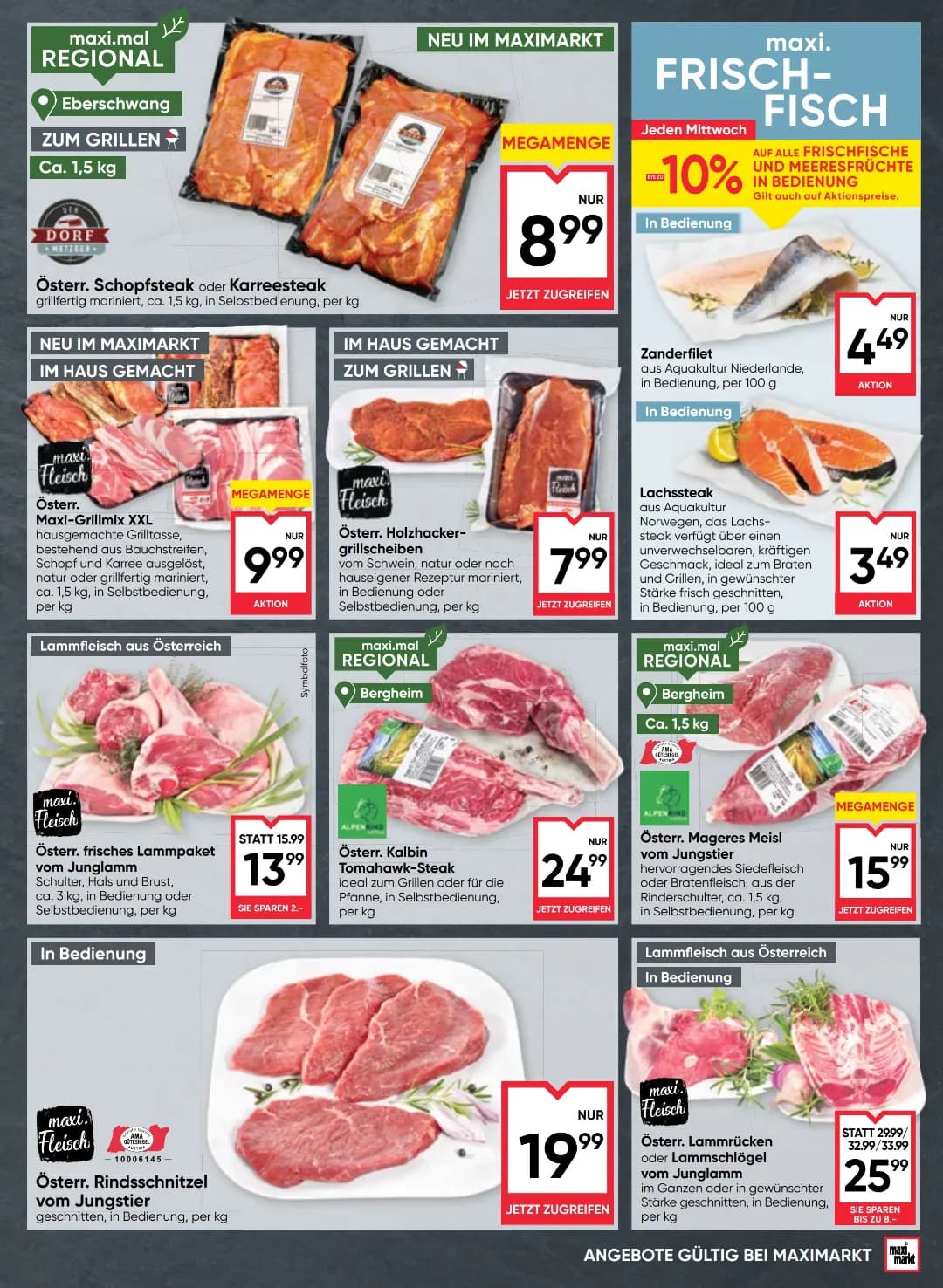 Seite 3 des Maximarkt Flugblatts – Wochenangebote ab 31.07.2026