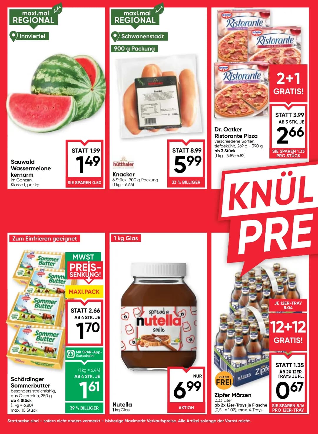 Seite 6 des Maximarkt Flugblatts – Wochenangebote ab 31.07.2026