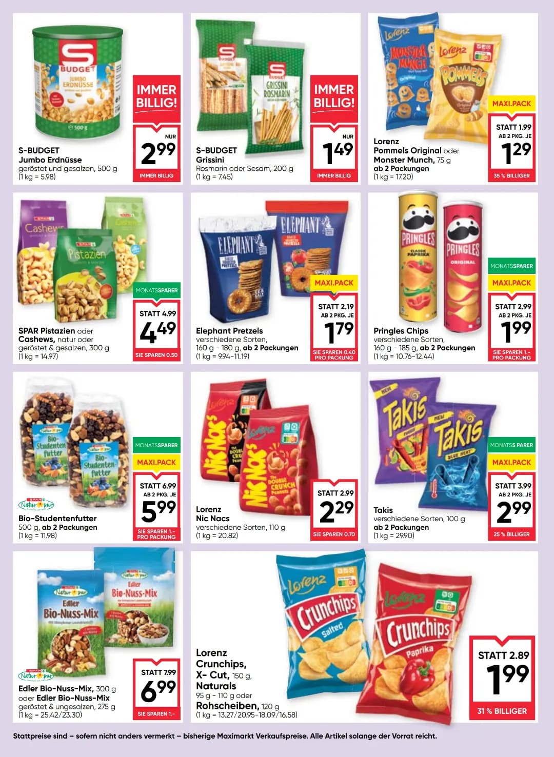 Seite 12 des Maximarkt Flugblatts – Wochenangebote ab 31.07.2026