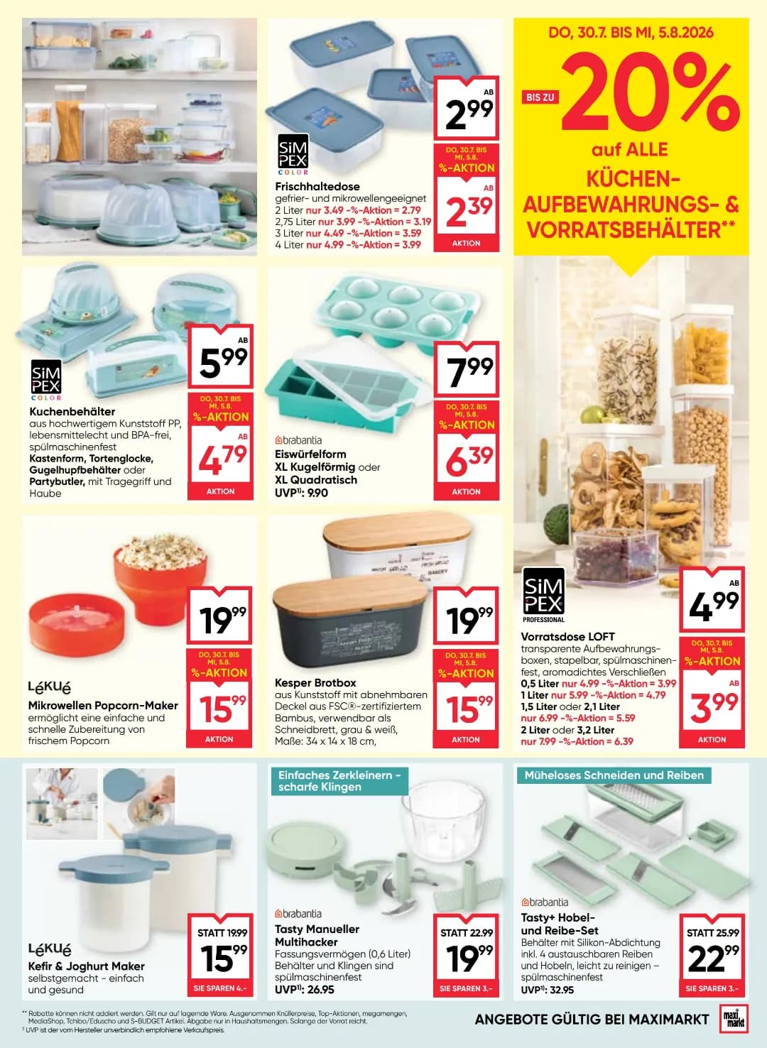 Seite 17 des Maximarkt Flugblatts – Wochenangebote ab 31.07.2026