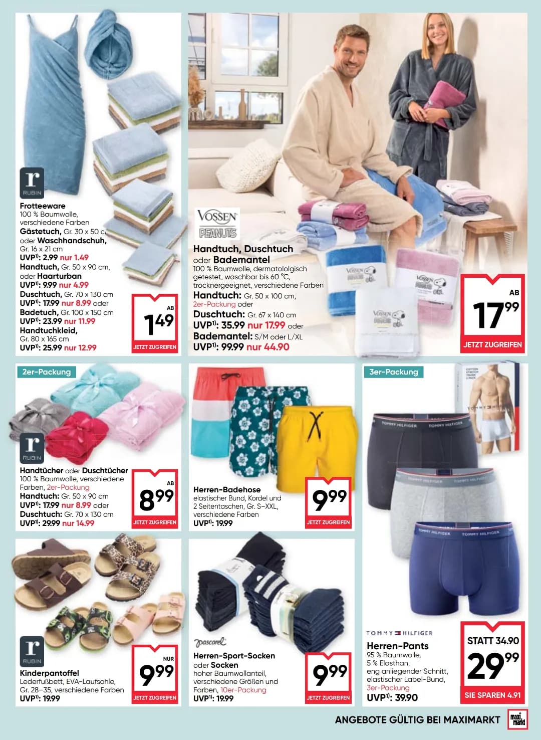 Seite 21 des Maximarkt Flugblatts – Wochenangebote ab 31.07.2026