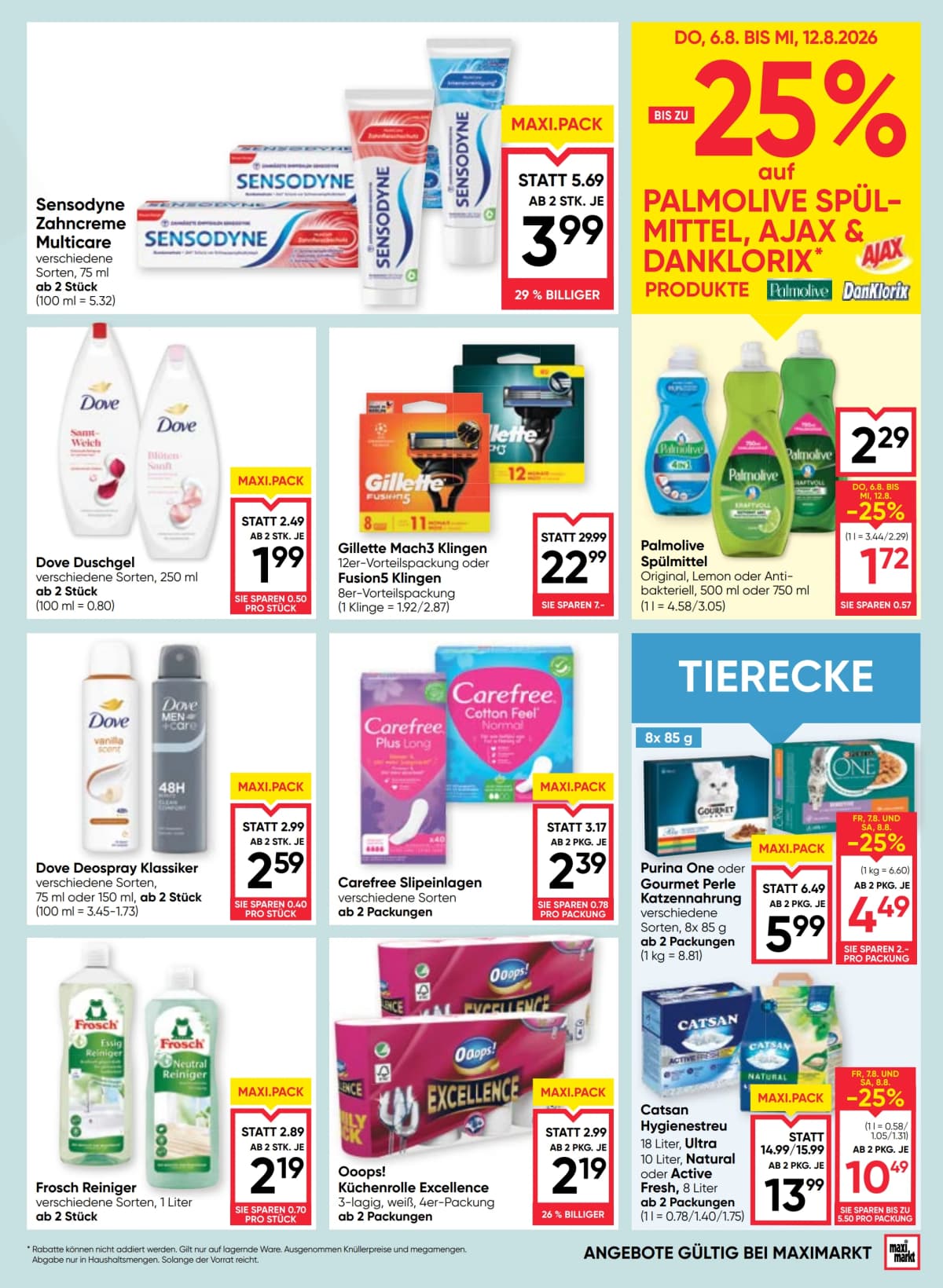 Seite 15 des Maximarkt Flugblatts – Aktuelle Angebote ab 23.08.2026.