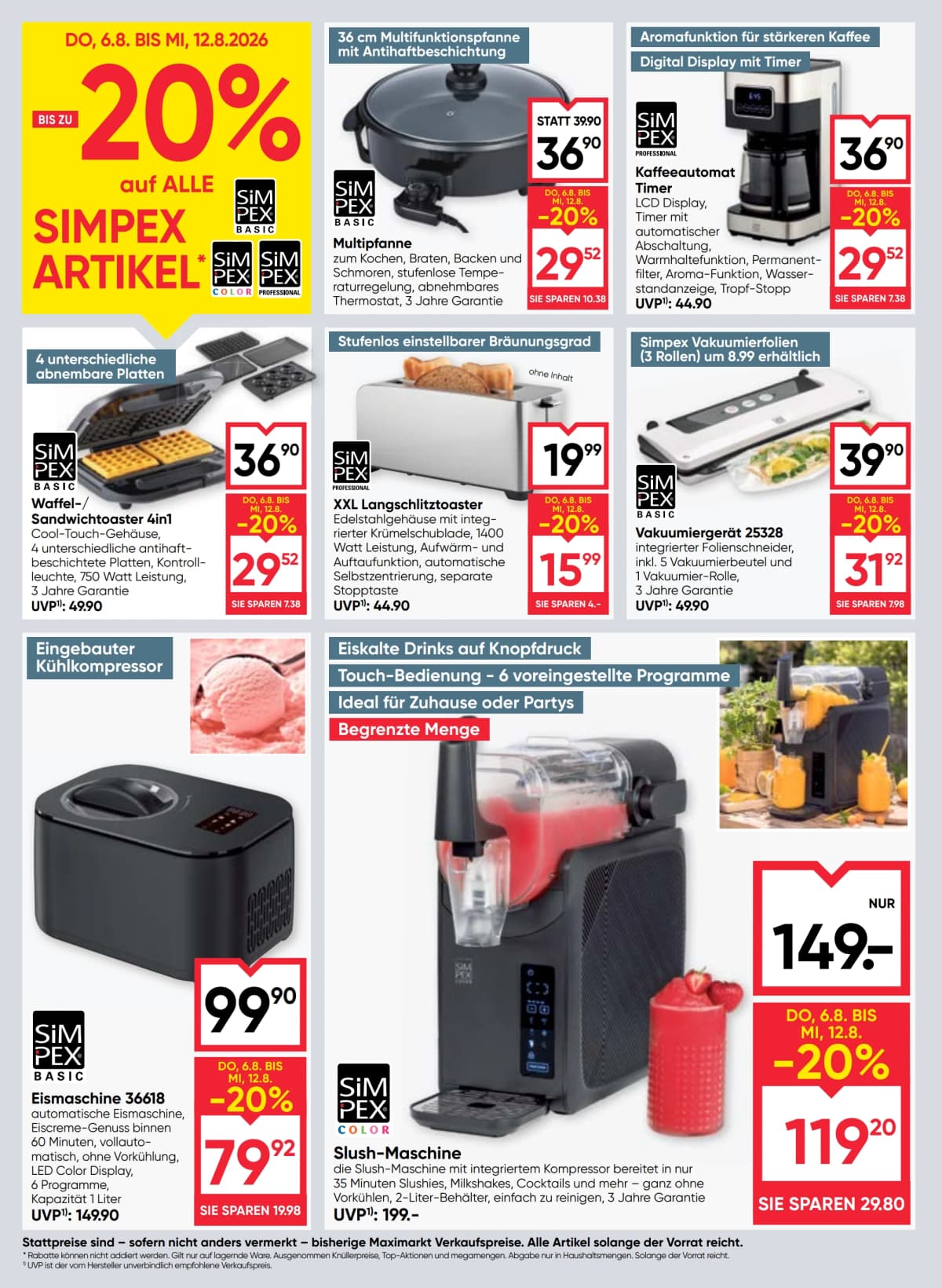 Seite 16 des Maximarkt Flugblatts – Aktuelle Angebote ab 23.08.2026.